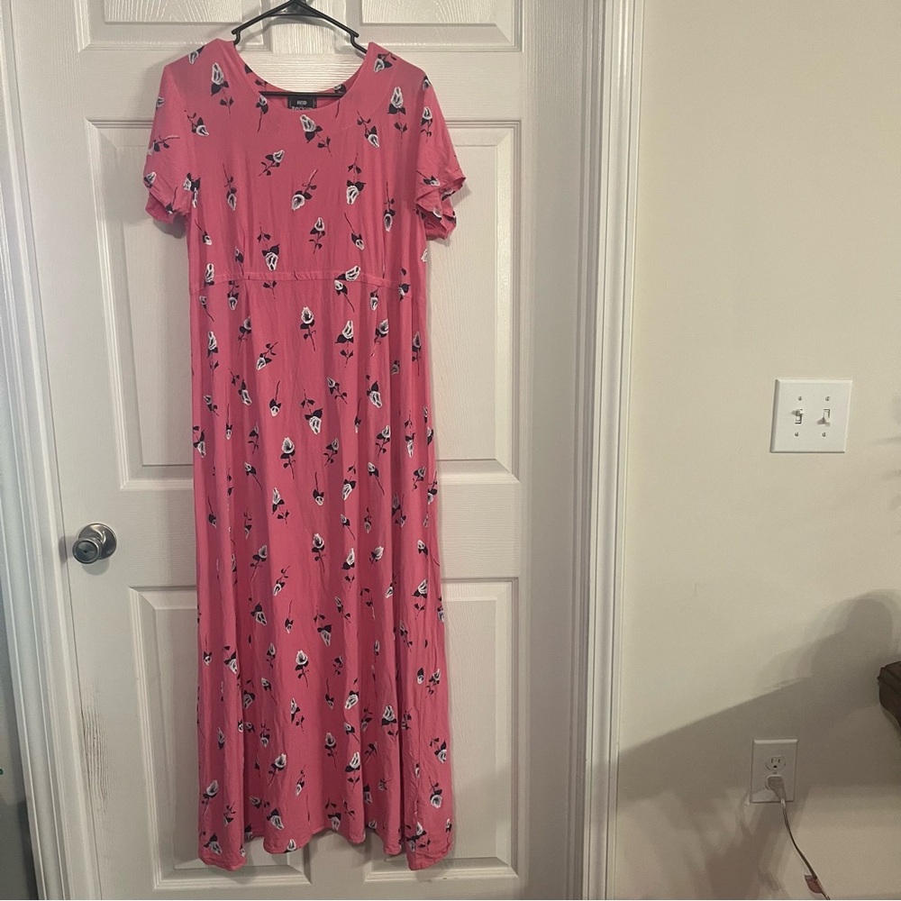 Pink Floral dress by Red Rocket
